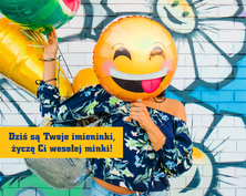 Wesoła imieninowa kartka